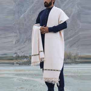 2024-25 Wholesale Price <b>Men's</b> <b>Shawl</b> High Quality Winter Warm Woolen Custom Printed Casual Wear With Embroidery - Product Image 1