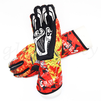 Guantes de Carreras de Karting de Alta Calidad, Personalizados, Transpirables, Antideslizantes, con Pantalla Táctil, para Motocicleta, Unisex, de Poliéster