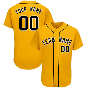 Camisetas de Béisbol Duraderas de Poliéster 100% a Precio de Mayoreo, Ropa Deportiva Transpirable Personalizada para Hombre, Camisetas de Béisbol Lisas - Product Image 1