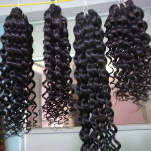 Nouvel arrivage d'extensions de cheveux humains bruts vierges indiens non traités crépus bouclés doux droite cuticule alignée vagues 100% authentique - Product Image 2