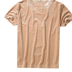 T-shirts en velours à manches longues pour hommes personnalisés 100% coton respirant écologique de haute qualité - Product Image 6