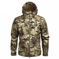 Vestes tactiques d'hiver à col montant de haute qualité personnalisées, neuves, sur mesure, vert olive camouflage, imperméables, séchage rapide