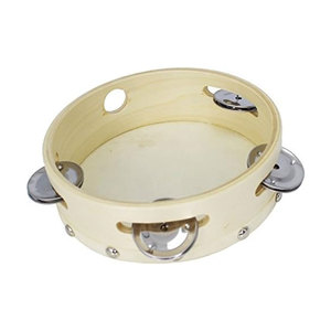 แทมบูรีนไม้ทนทานพร้อมเปลือกกลองไม้อัดสามารถปรับสีและโลโก้ได้ - Product Image 2