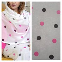 Tissu en voile de coton peigné tissé respirant pour robe Thobe soudanaise, vente en gros d'usine, impression numérique de haute qualité, taille moyenne pour femme