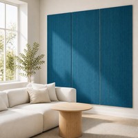 Panneau acoustique intégré 3D Kuswave |   Feutre acoustique thermoformé en fibre de polyester, panneau PET pressé en 3D, 2400x1200mm
