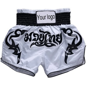 Ropa deportiva de alta calidad, pantalones cortos de boxeo MMA, venta al por mayor, ropa de artes marciales, pantalones cortos MMA de marca personalizada para hombre en MOQ bajo - Product Image 4
