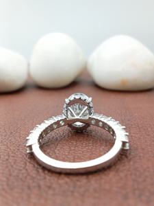 Bague de fiançailles pour femme Solitaire VVS Lab Grown 1ct Round Cut Diamond 14k 18k Gold Certified GIA IGI - Product Image 4