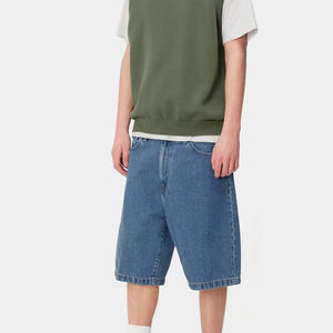 Pantalones cortos de mezclilla transpirables informales de moda de verano para hombre personalizados con logotipo bordado lavado ligero OEM algodón Etiqueta Privada personalización - Product Image 4