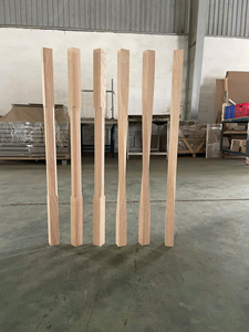 El mejor precio Eden Spindle Ecológico de madera natural de goma Balaustre de madera Piezas de escalera Bacony Escalera barandillas de madera - Product Image 2