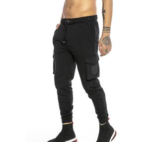 Pantalon de jogging multicolore pour hommes Pantalon cargo avec logo personnalisé et 4 poches Jogging pour hommes à la mode - Product Image 5
