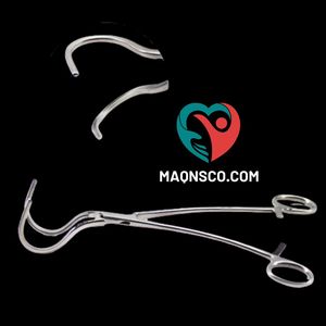 Abrazadera de coartación Mordazas Vástagos en ángulo Mordazas rectas Excelente calidad HECHO POR ALEMANES ACERO LISTO POR MAQNSCO - Product Image 4