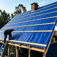 Membrane respirante imperméable de haute qualité Sohi, similaire à Tyvek, pour les applications de membranes de toiture et de murs