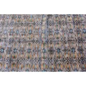 Alfombra de área grande clásica turca Vintage 3,4X6,6 pies de lana hecha a mano de látex de forma Rectangular de retazos abstractos para uso en el pasillo - Product Image 5