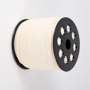Premium Indian <b>Leather</b> Suede <b>Cord</b> 2.6mm Suede Lace Faux <b>Leather</b> <b>Cord</b> for Jewelry Making Ivory color 50 Yards Roll Hot Selling - Product Image 3