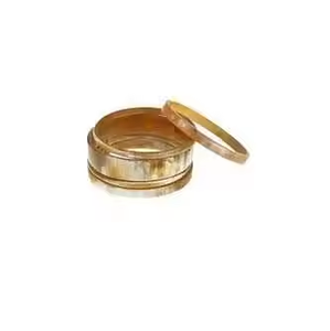 Brazalete de cuerno de búfalo para mujer, pulsera de joyería hecha a mano, estilo único por artesanía de media luna - Product Image 5