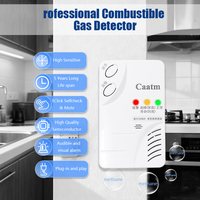 Détecteur de fuite de méthane à semi-conducteur CAATM JT-CA319N Alarme de gaz naturel adaptée aux cuisines domestiques