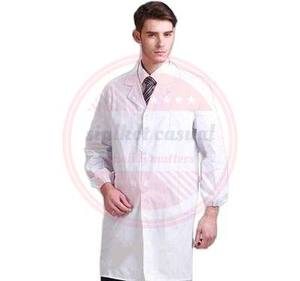 เสื้อโค้ทการทางการแพทย์แขนสั้นสำหรับโรงพยาบาลเสื้อโค้ทสำหรับทั้งชายและหญิง - Product Image 4