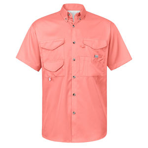 Chemise de pêche à manches courtes en tissu anti-soleil Chemises boutonnées décontractées - Product Image 1