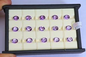อเมทิสต์อเมทิสต์อเมทิสต์ทรงหลวม12x10มม. ถึง16x12มม. - Product Image 5