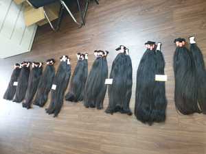 Extensions de Cheveux Humains de Luxe Minh Khang Premium Vietnam 100g en Vrac, Noirs Naturels, Non-Remy, Texture Lisse, Toutes Couleurs - Product Image 5