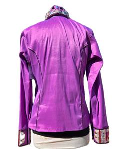 Custom Retro Western Pleasure Show Shirt Rodeo Queen Rail Shirt para la ropa de equitación de las mujeres - Product Image 6