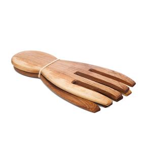 Ensemble d'ustensiles de cuisine, meilleures ventes, couverts de cuisine, mélange de salade en bois Durable, fourchette et cuillère à dîner, article à salade à Long manche - Product Image 4
