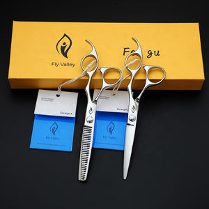 Tijeras de peluquería de acero inoxidable 440C de Japón, tijeras de corte de pelo de alta calidad, tijera de nuevo diseño con peines 2 en 1 - Product Image 4