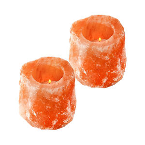 Vela de sal de roca rosa del Himalaya de alta calidad, artesanías naturales más vendidas fabricadas al por mayor de Pakistán - Product Image 4