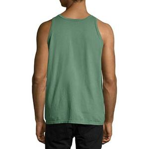 Camiseta sin mangas Gym Fitness Ropa de hombre Tallas grandes Camisetas sin mangas de algodón Color sólido Transpirable High Street Style Camisetas sin mangas para hombre - Product Image 3