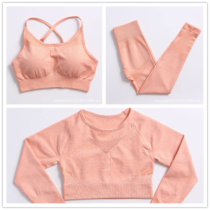 Ensemble de yoga d'été multicolore pour femmes vêtements de sport respirants pour la gymnastique de course à pied avec fermeture à cordon de serrage - Product Image 5