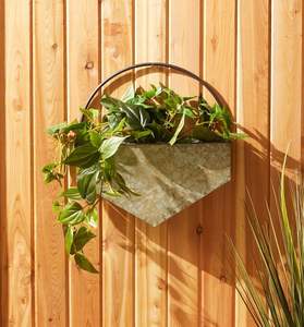 Jardinière décorative d'extérieur en métal galvanisé fait à la main Pot de fleur vivant de luxe classique - Product Image 4