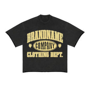 T-shirt d'impression personnalisée sérigraphie lourde 100% coton avec 200-300 g/m² T-shirts unisexes - Product Image 5