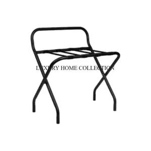 Portaequipajes de metal resistente de gran capacidad para maletas de tamaño familiar con altura ajustable y características plegables - Product Image 3