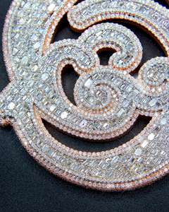 Stylish 925 Sterling Silver Baguette Moissanite Diamond <b>Pendant</b> Exclusive HipHop Bling Iced Necklace Hot <b>Fine</b> <b>Pendants</b> <b>Charms</b> - Product Image 3