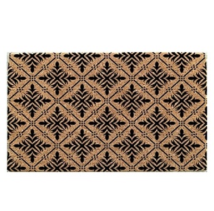 Alfombrillas de puerta de fibra de coco de PVC rectangulares de bronceado marrón hechas a máquina alfombrillas de suelo con estampado de animales para adultos felpudos de goma lisos para el hogar al aire libre - Product Image 5