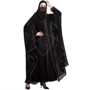 Nuevo modelo Pakistán Abaya en venta al por mayor abierto musulmán Kaftan Abaya vestido para mujer secado rápido precio razonable - Product Image 6