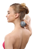 ALLWINWIN RMB56 Balle de massage à rouleaux - Double acier inoxydable, chaud/froid, pour fasciite plantaire et points de massage des pieds