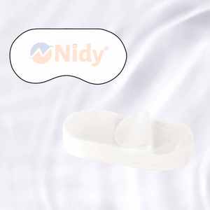 หน้ากากปิดตาทรงรีแบบใช้แล้วทิ้ง Nidy/ปลอกหมอนปิดตาเพื่อสุขอนามัยส่วนบุคคลการดูแลผิวสปาการเดินทางและการพักผ่อนที่แสนสบาย - Product Image 4