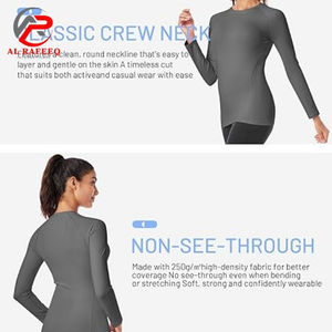 Womens Seamless <b>Long</b> <b>Sleeve</b> Workout <b>Tops</b> Breathable and Lightweight Gym Sports Athletic <b>Yoga</b> <b>Tops</b> - Product Image 6