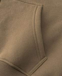 YKH 345GSM Zip up <b>Hoodies</b> Fleece Fabric Blank Long Sleeve Winter Warm Crop Customized Logo High Quality Zipper <b>Hoodies</b> for Women - Product Image 6