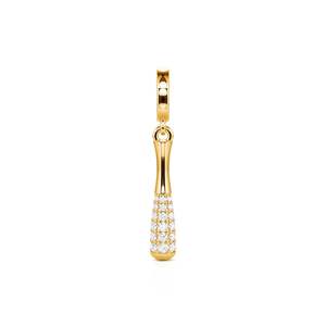 จี้รูปไม้เบสบอลแบบหนีบ Jeulia Move My Way ชุบทอง 18K ของขวัญ - Product Image 1