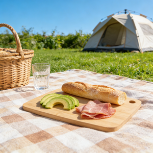 Tabla de Cortar de Bambú Personalizada para Cocina, Tabla de Picar de Doble Cara, Tabla de Cocina Ligera para Verduras, Carnes, Queso - Product Image 1