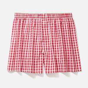 Calzoncillos bóxer a cuadros con estilo para hombre, duraderos, ligeros, de ajuste cómodo, tela de algodón, transpirable, perfecto para ropa de salón - Product Image 2