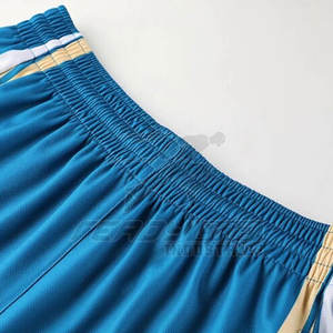 Uniforme de basket-ball pour hommes aux couleurs de l'équipe personnalisées avec matériau résistant à la décoloration uniforme de basket-ball pour hommes à ajustement précis - Product Image 5