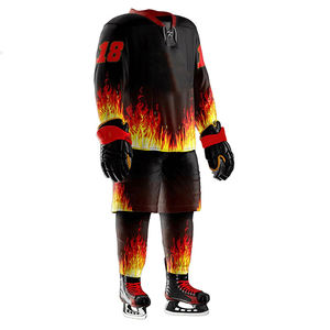 Ensemble d'équipement de hockey professionnel pour adultes 2025, équipement d'entraînement le plus vendu, 100% polyester, couleurs personnalisées, haute qualité, prix de gros - Product Image 6