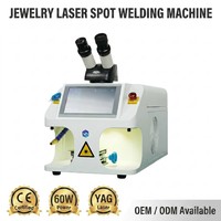 Machine à souder industrielle de 60 watts pour bijoutiers avec caméra CCD, dispositif de soudage YAG haute précision pour bracelet en or