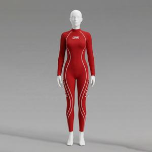 2026 High Quality Unisex Gym Fitness Jumpsuit 1 Piece Eco-Friendly Lightweight Spandex/Nylon Set - Product Image 2