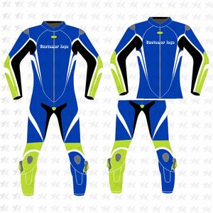 Traje de hombre de una pieza de carreras de motos personalizado de cuero de vaca genuino de alta calidad internacional - Product Image 6