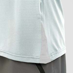Youth Advantage Performance Tee Light Blue 100% Polyester Compressed Breathable Boxy Long <b>Animated</b> Knitted 300 Grams for Any - Product Image 5