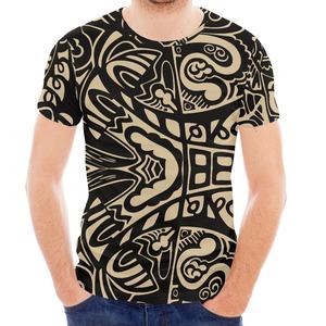 T-shirts surdimensionnés en polyester avec logo de transfert de chaleur par sublimation personnalisés de conception supérieure pour hommes Style décontracté de grande taille en gros - Product Image 2